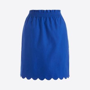 J Crew Scallop Skater Skirt